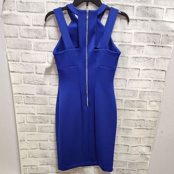 Calvin Klein Blue Halter Mini Dress for Cocktail - Picture 3 of 3